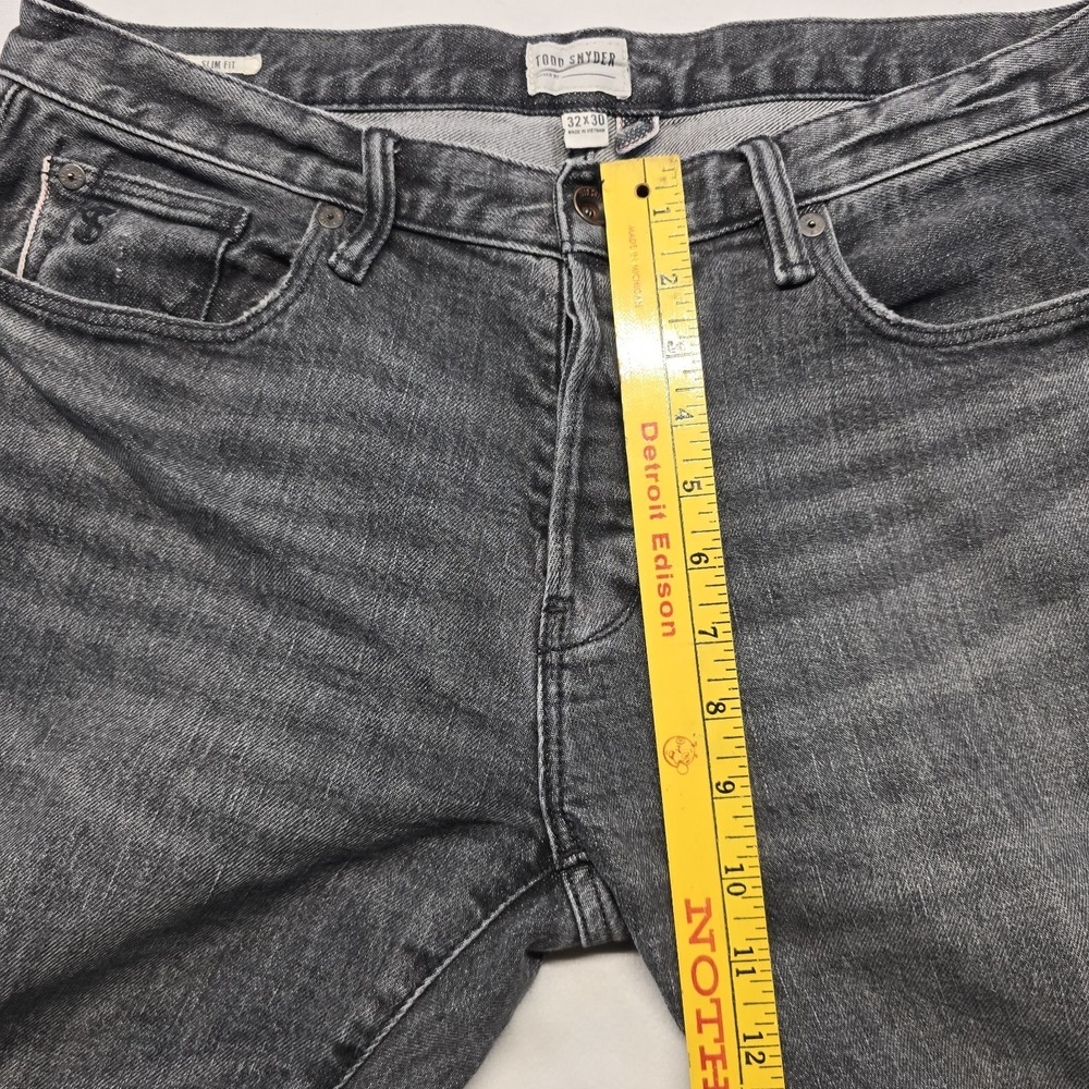 Todd Snyder Selvedge Denim Jeans Men Size 32x30 Grey - Picture 7 of 14